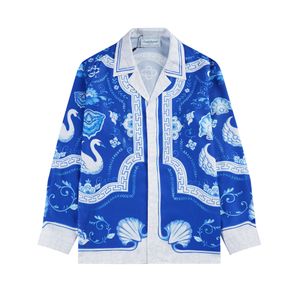 Projektantka Casablanca Męska T-shirt damski mody bawełniany Casual Shirt Cailing M-xxxl #CS01