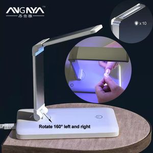 Suszarki do paznokci Przenośna składana suszarka Lampa UV Led do paznokci Szybkoschnący Manicure Utwardzanie Wszystkie lakiery hybrydowe 10 LED USB 230703