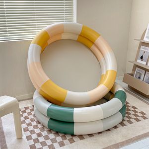 Sand Play Water Fun Diameter 90cm Inflatable Swimming Pool Baby Toys Fshion Retro Thickened Ocean Balls Tent For Children Summer Toy 230703