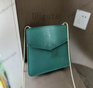 Pearl Fish Skin Small Square Bag with Snake Head Buckle Chain Light Luxury Calf Leather Shoulder Bag for Fashionable Women