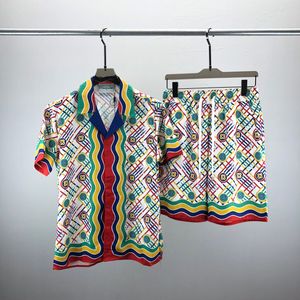 مصمم أزياء هاواي بيتش قميص غير رسمي مجموعة من القميص الصيفي للرجال الأعمال القصيرة القصيرة القميص الفضفاضة الحجم الآسيوي M-XXXL Z10