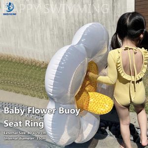 Colete salva-vidas 0-4 anos anel de bebê boia de flor para piscina para crianças mesa infantil natação boia de flor para bebê anel de assento para piscina acessórios para piscina HKD230703