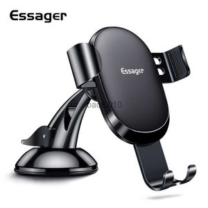 Smartphone Mount Holder Cell Cell Stand Accessory L230619のEssager Gravity Phone Holder Universal Car Phone Holder