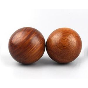 Massage Stones Rocks Natural Wooden Massage Health Ball 50mm Exercise Meditation Stress Relief Handball Fitness Ball Natural Health Care Product 230701