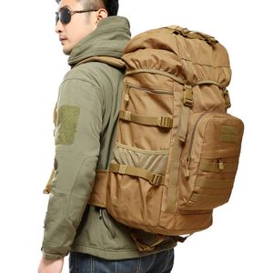 Backpacking Packs 50l Militär taktisk ryggsäck stor kapacitet utomhus camping bergsklättring väska vandring ryggsäck resor ryggsäck 230701