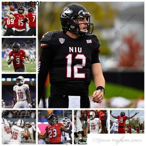 NCAAノーザンイリノイハスキーNIUカレッジフットボールジャージジェームスエステルジャージーマットフェレンスダスティン