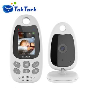 Babyphones 2,0-Zoll-Video-Babyphone Zwei-Wege-Talkback-Temperaturüberwachung Automatische Nachtsicht-Überwachungskamera Borns Nanny Babysitter 230701