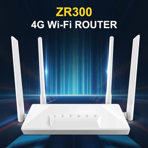 Routers DBIT Wifi Router Modem 4G WiFi SIM Card Lte Router 4*5dBi High Speed Antenna Stable Signal Support 30 Devices Share Traffic 230701