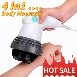 4-in-1 Electric Massager for Full Body Relaxation, Anti-Cellulite Infrared Slimming, Muscle Relaxer with 3D Roller Technology