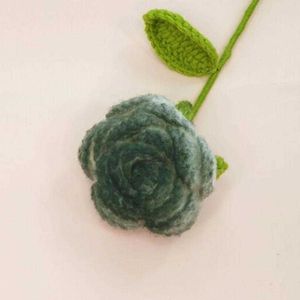 Dried Flowers Eye-catching Simulation Flower Extra Soft No Odor Long-Lasting Artificial Rose Household Supplies