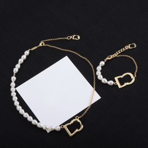 Einfache und modische Perlenkette, vielseitige Halskette mit europäischem und amerikanischem Temperament, Pulloverkette, Hochzeit, Geburtstagsgeschenk HDDG1--02