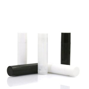 DIY Empty Lipstick Bottle Lip Gloss Tube Lip Balm Tube Container With Cap Clear Black White Sample Container F3079 Msdvc