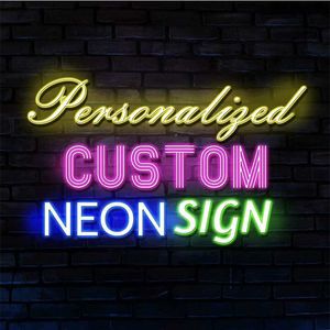 Night Lights Custom Light Sign Led Letter Outdoor Indoor Waterproof for Wedding Neon Birthday Party Store Bar Room Decor HKD230704