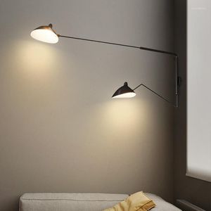 Luminárias de parede Luminária de design moderno para decoração de escritório/sala de estar Lâmpada LED quarto