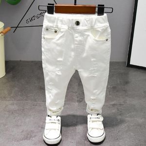 Jeans Barnbyxor Chorus Kläder Pure White Black Studenter Tävling Raka Baby Boys Bekväma latindansbyxor 230704