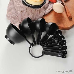 Measuring Tools 10Pcs with Scale Measuring Spoon Teaspoon Multipurpose Spoon Cake Baking Flour Food Measuring Cup Home Kitchen Cooking Tools R230704