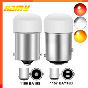 Atualizar 1 PCS P21/5W Ba15S 1156 Lâmpada LED PY21W BAY15D 1157 Luz de seta 12V 7000K Branco Super Brilhante Lâmpada de estacionamento de freio reverso para carro