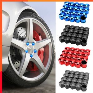 20Pcs Car Wheel Nut Caps, 17/19/21mm Anti-Rust Auto Hub Screw Covers, Exterior Decoration