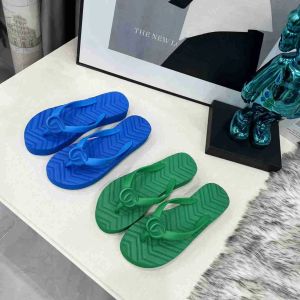 With Box Designer Chevron Thong Women Slipper Summer Casual Fashion Flip Flops Beach Flat Rubber Slides Platform Sandal Siz Dy 3020