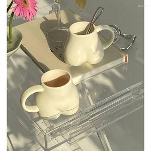 Tazze Natiche umane Ceramica Tazza da caffè Tè al latte Tazze da ufficio Bicchieri Il regalo di compleanno per gli amici
