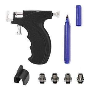 Kit per piercing Pistola per orecchio professionale Hine Borchie per orecchini Naso in acciaio Kit per il corpo dell'ombelico Sicurezza Pierce Tool Drop Delivery Salute Bellezza Tattoo Dhocg