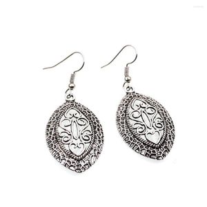Dangle Earrings 1 Pair Vintage Vine Flower Fashion Women Antique Silver Color Jewelry