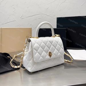 حقيبة مصممة للأزياء جديدة للأزياء من أعلى جودة كافيار جلدية حقيقية سيدة Cocohandle Crossbody أكياس الكتف الفاخرة حقائب اليد الكلاسيكية القنوات المصغرة