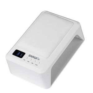 Secadores de unhas 72 W Almofada de mão de couro Lâmpada de secagem poderosa 2 em 1 Dyer Fontes de luz dupla Led Uv Dryer 230704