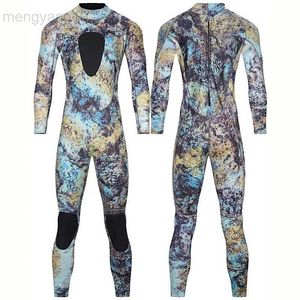 Wetsuits Drysuits NEW Men Camouflage Wetsuit 3mm Neoprene Surfing Scuba Diving Snorkeling Swimming Body Suit Wetsuit Surf Kitesurf Equipment 3XL HKD230704