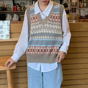 Women's Sweaters V-Neck Female Casual Tank Tops Pullover Oversized Girls 2023 Spring Autumn Sweater Knitted Vest Women Sleeveless