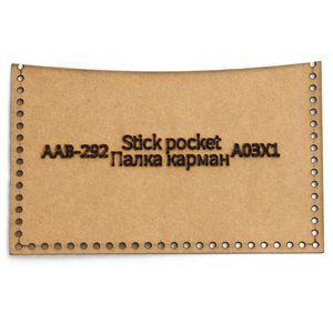 Leathercraft 1Set Diy Kraft Paper Mall Leisure Men's Clutch Business Storage Bag Läder Hantverk Mönster DIY Stencil Symönster 20*13cm