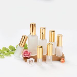 5ml 10ml 15ml スプレーボトル、ローションポンプ、香水用ガラスボトル、圧力、すりガラスボトル F2324 Apdxa