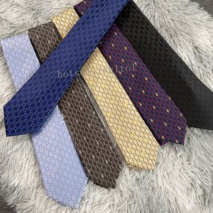 Men Necktie Mens Designer Neck Tie Suit NeckTies Luxury Business Men Silk Ties Party Wedding Neckwear Cravate Cravattino Krawatte Choker with box g