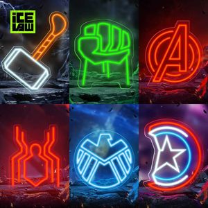 Icelaw Lights Room Decor Custom Neon Sign Украшение на стенах спальня светодиода для детей ночной свет USB Plug День день рождения подарок HKD230704