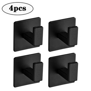 Boxes Black Robe Hook Wall Hook for Door Hanging Keys Handbag Clothes Hanger Bathroom Clothes Coat Towel Holder Storage Accessories