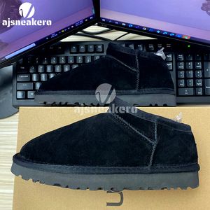 54mini Boot Kadın Kış Ultra Mini Boot Tasarımcı Avustralya Platform Botları Erkekler İçin Gerçek Deri Sıcak Ayak Bileği Kürk Boot 54mini 4cm Lüks Ayakkabı Ayak Bileği Kar Botları 34-43