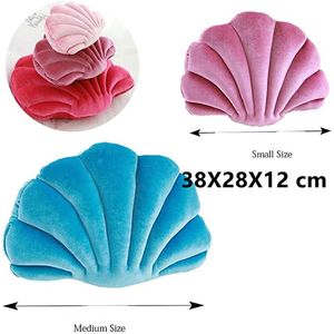 Number 1 Shell Decorative Pillow, Cotton, Linen Pillowcase, Conch Decorative Pillow, Home Office Decoration