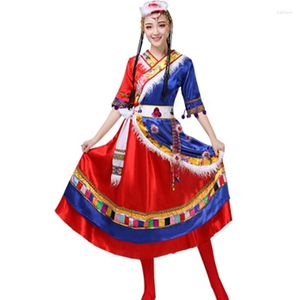 Stage Wear mongolskie tradycyjne ubrania taniec narodowy chin odzież kostium etniczny chiński ludowy TA2255