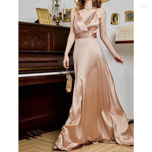 Casual Dresses Women Sexy Fashion V Neck High Waist Mermaid Cocktail Party Long Prom Gown Summer Strap Corset Evening Floor Length Dress