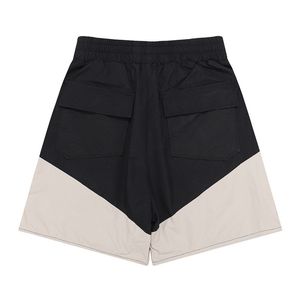 Pantaloncini da uomo Pantaloncini Rhude Estate Swim Casual Uomo Blu Nero Pantaloni da spiaggia Taglia s m l xl Uomo Street Coulisse Stretto Leggero allentato Lpm N0F1