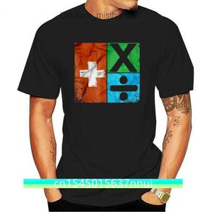 Мужские футболки Ed Streetwear Harajuku Cotton Mens Tshirt Sheeran Cover со временем математика Tshirts Z230706