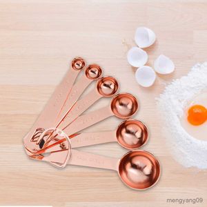 Measuring Tools Measuring Coffee Spoon Set Stainless Stackable Teaspoons for Cooking Baking R230704