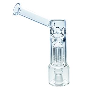 Glass tube bong water mist foaming atomizer with 1 branch perc