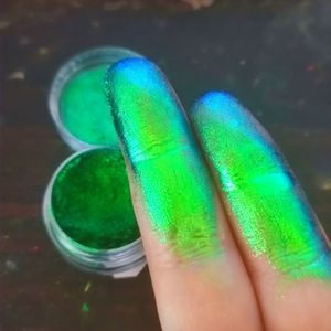 Eye Shadow 5grambottle updated metallic color changing multichrome eyeshadow loose pigment 230703