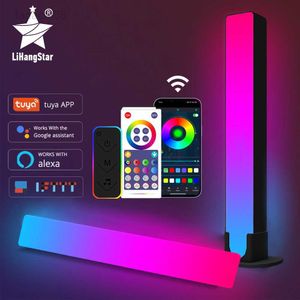 Światła RGB inteligentna listwa LED WiFi Bluetooth tło pulpitu atmosfera synchronizacja muzyki TV ścienna gra komputerowa sypialnia lampka nocna HKD230704