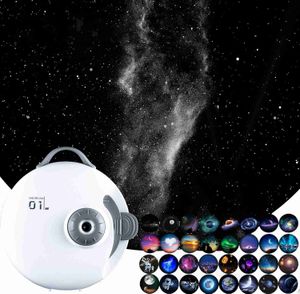 Lights NEW LED Planetarium Starry Sky Galaxy Star Projector Night Light Lamp for Bedroom Room Decor Decorative Nightlights HKD230704