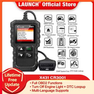 New LAUNCH X431 CR3001 Car Full OBD2 Diagnostic Tools Automotive Professional Code Reader Scanner Check Engine Free Update pk ELM327