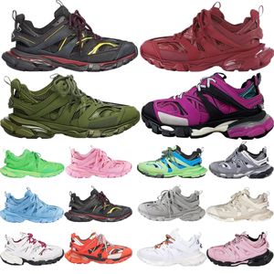 Designer Womens Mens shoes Track 3 3.0 sneakers Luxury Running Shoes trainers Triple Black White Pink Blue Orange Yellow Green Tess.S. Zapatilla deportiva Gomma Tracks