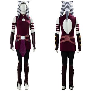 Clone Wars Cosplay Ahsoka Tano Costume Halloween Female Outfit205a