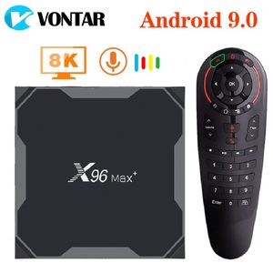 Set Top Box X96 MAX Plus 4GB 64GB 32GB Smart TV Box Android 9.0 Amlogic S905X3 Quad Core Wifi 4K TVBOX X96Max TV Set top box 2GB 16GB 230703